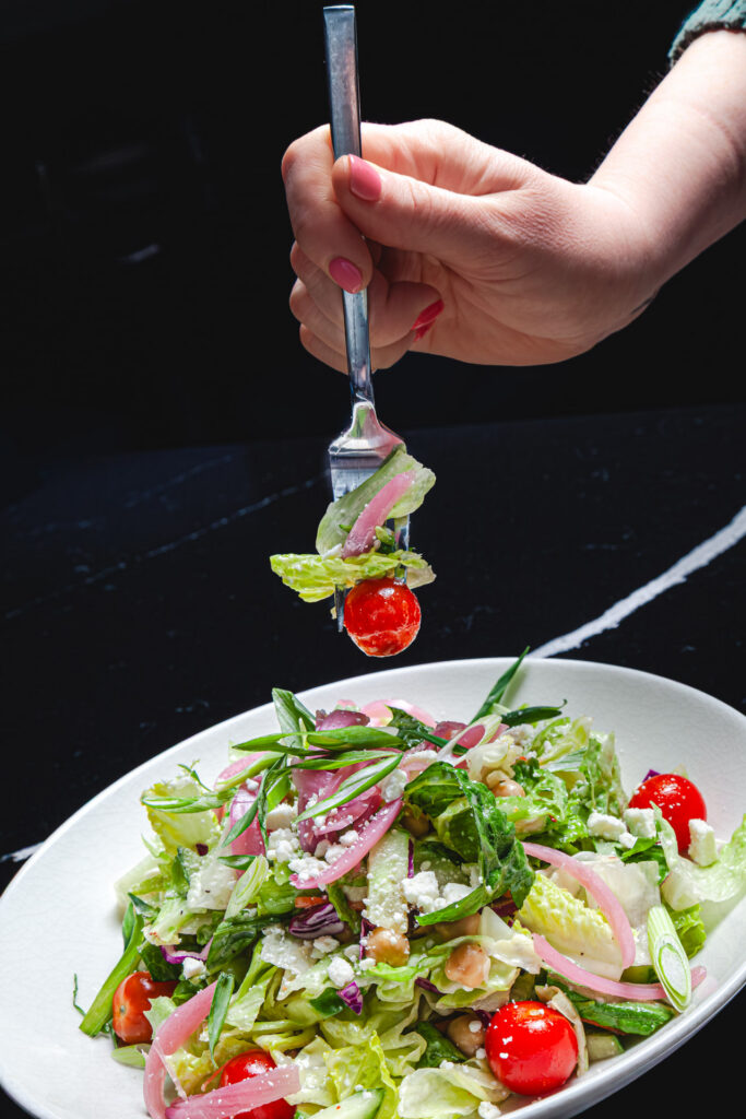 Home fatpour chopped salad 321