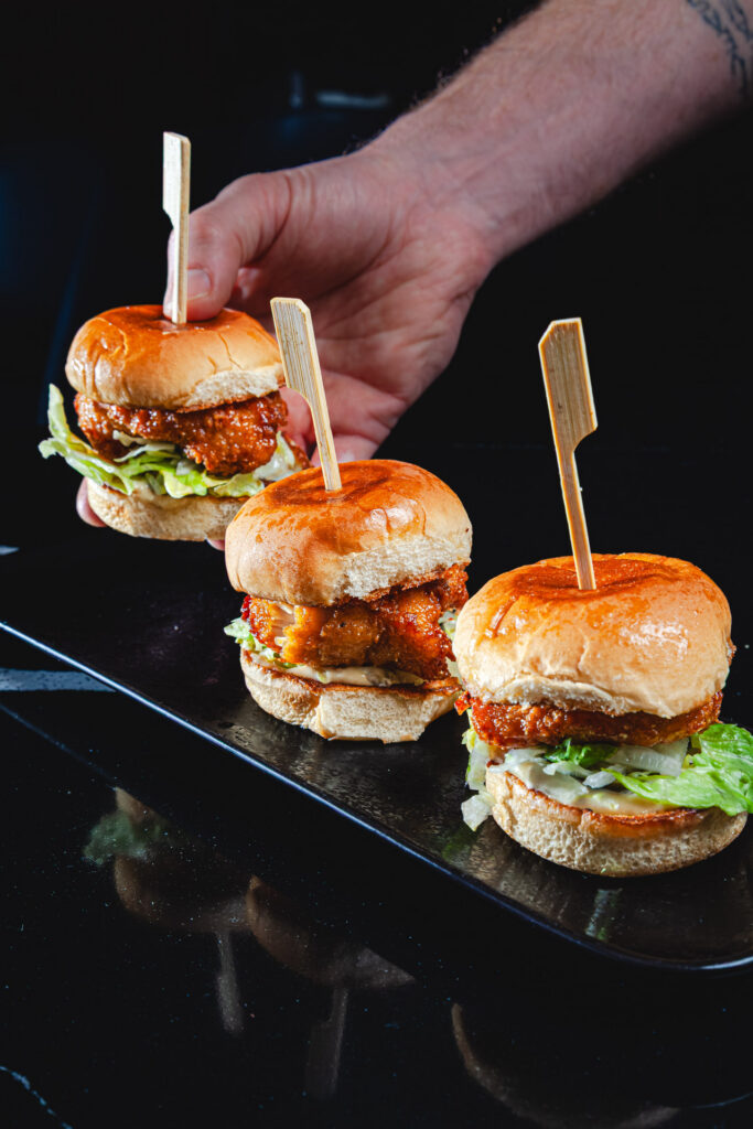 Home hot honey fried chicken sliders 152